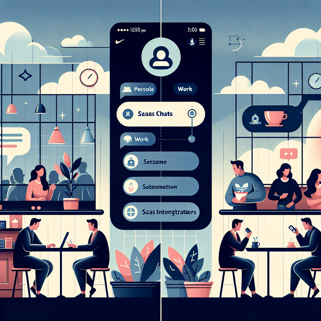 Illustration of Agent using XAPP interface with headset in a mic setting, with a determined mood.