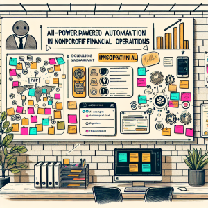 Illustration of Dashboard with chat queue and agent assignment in a Wall with inspiration board / post-its setting, with a happy mood.