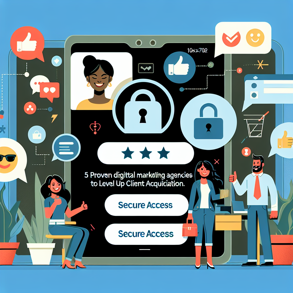 Illustration of Login screen with 2FA and secure access visuals in a Co-working space setting, with a happy mood.