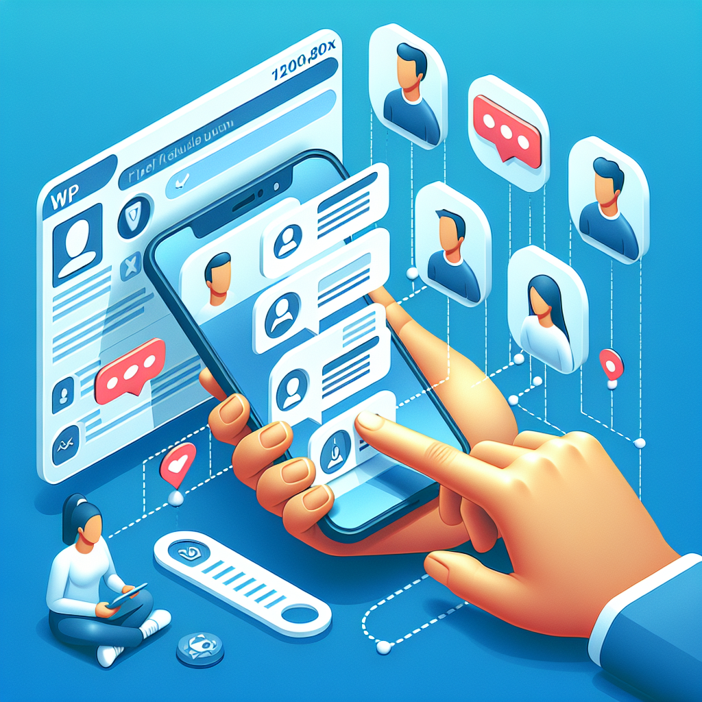 Illustration of hand holding phone with notifications in a minimal app interface setting, with a focused mood.